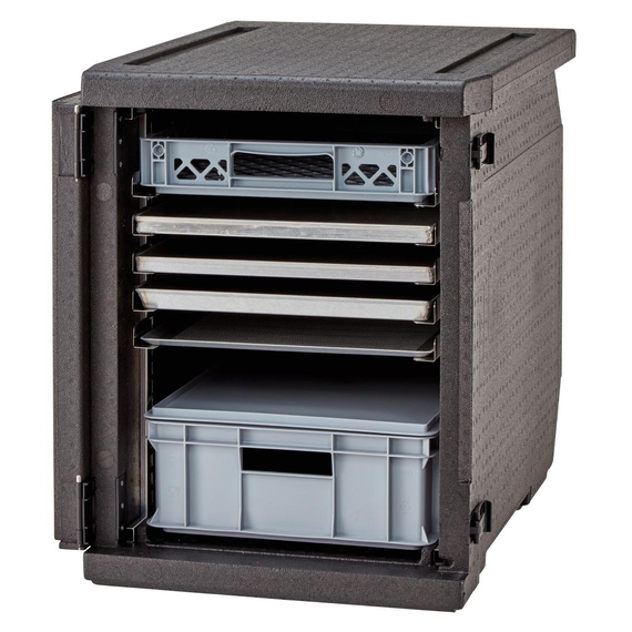 Cambro isolierter Frontlader Lebensmitteltransportbehälter 155L mit verstellbaren Schienen, Bild 5