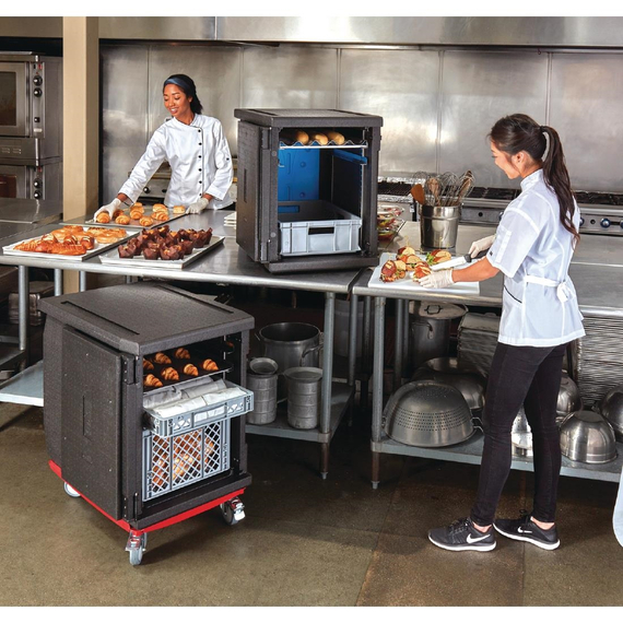 Cambro isolierter Frontlader Lebensmitteltransportbehälter 155L mit verstellbaren Schienen, Bild 2