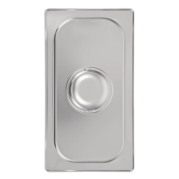 Vogue Strapazierfähiger Deckel für GN-Behälter 1/3 Edelstahl, Bild 5