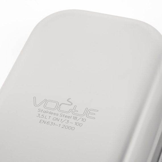 Vogue Strapazierfähiger GN-Behälter 1/3 Edelstahl 100mm, Bild 7