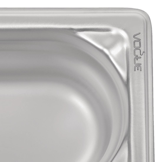 Vogue Strapazierfähiger GN-Behälter 1/9 Edelstahl 100mm, Bild 5