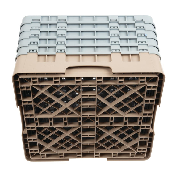 Cambro Gläserspülkorb beige mit 49 Fächern max Glashöhe 25,7cm, Bild 5