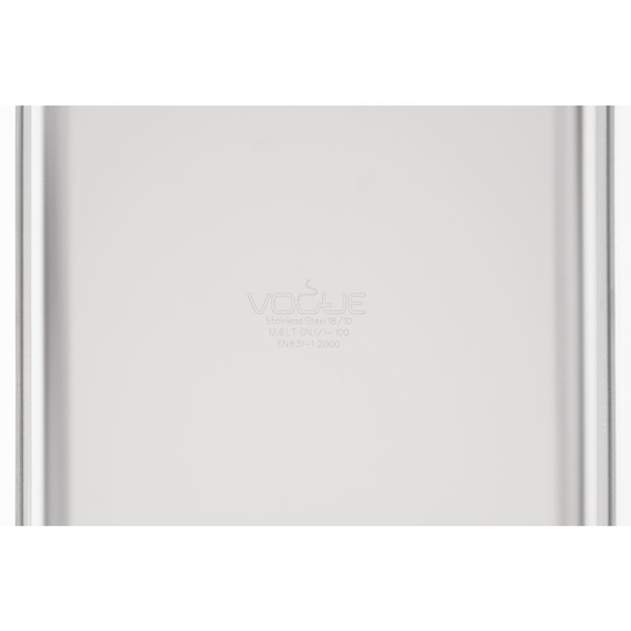 Vogue Strapazierfähiger GN-Behälter 1/1 Edelstahl 100mm, Bild 6