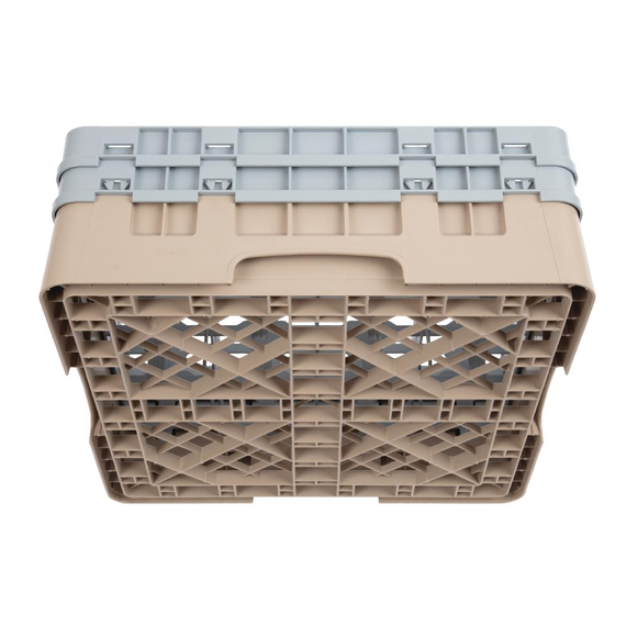 Cambro Gläserspülkorb beige mit 16 Fächern max Glashöhe 13,3cm, Bild 5