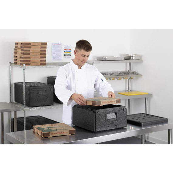Vogue isolierte EPP Pizza Lagerung & Lebensmittel Transport Box 22Ltr für 4 Pizzen, Bild 7