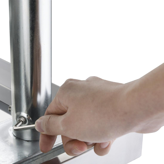 Vogue Spüle Einzelspüle Doppelabtropffläche 1500mm, Bild 5