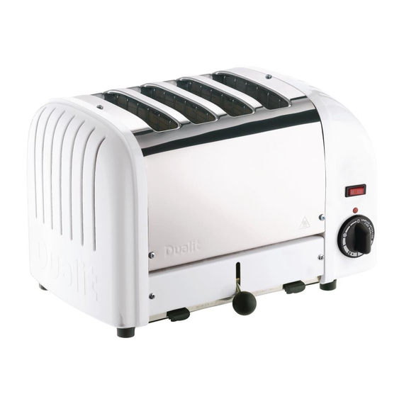 Dualit Toaster 40355 weiß 4 Schlitze, Bild 4