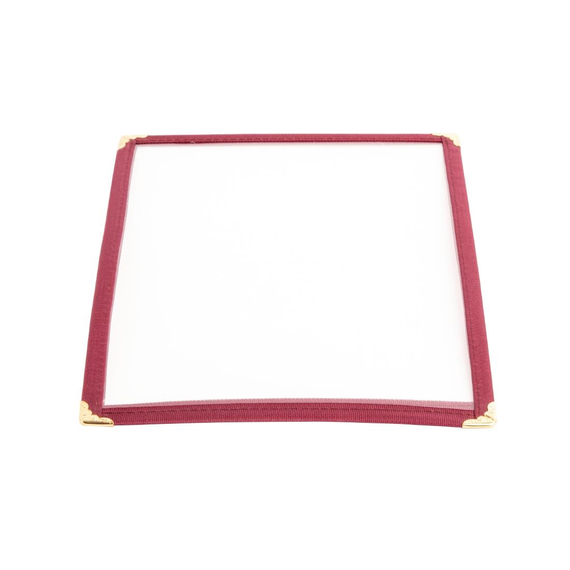 Olympia Einsteckhülle bordeauxrot A4 2 Seiten, Bild 3