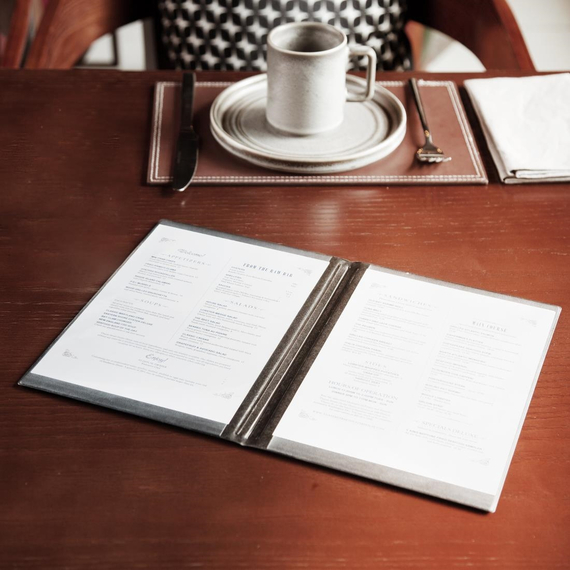 Olympia Speisekarte PVC schwarz A5, Bild 5