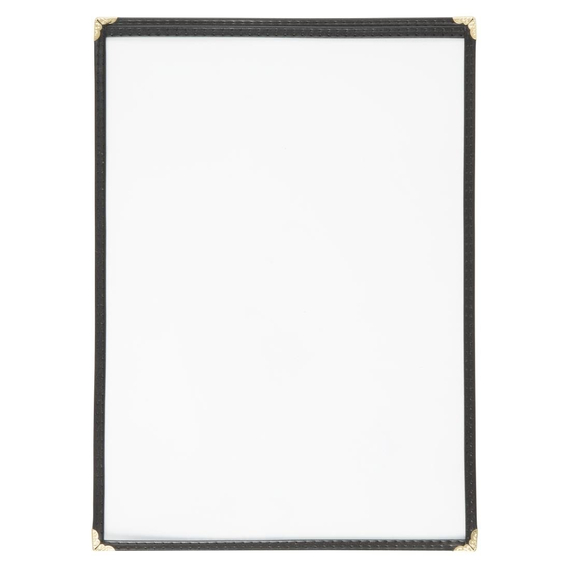 Olympia Speisekartenhülle im amerikanischen Stil Schwarz A4