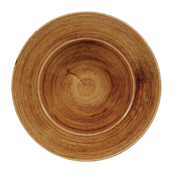 Churchill Stonecast Patina Schüsseln mit breitem Rand, Vintage-Kupfer, 16,5 oz, 280 mm