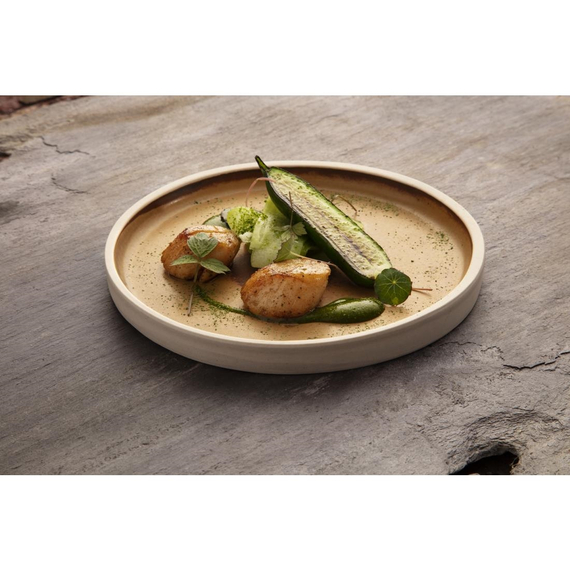 Olympia Canvas flacher runder Teller siena-rost 18cm (6 Stück), Bild 6