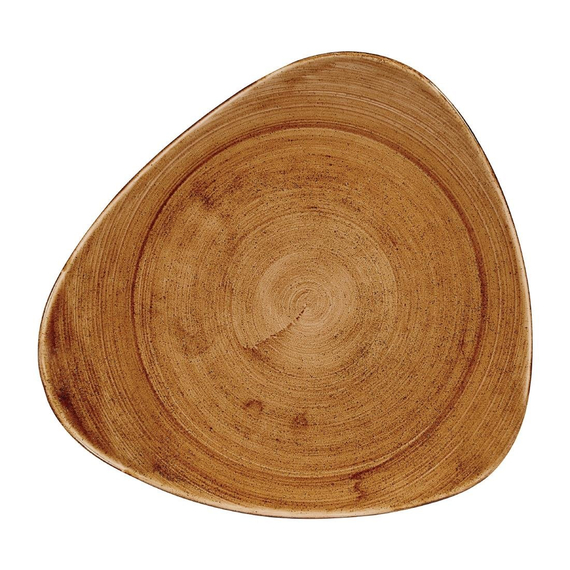 Churchill Stonecast Patina Dreieckige Platten, Vintage Kupfer, 311 mm (6 Stück)