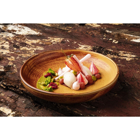 Olympia Canvas Schale mit hohem Rand siena-rost 23cm (6 Stück), Bild 4