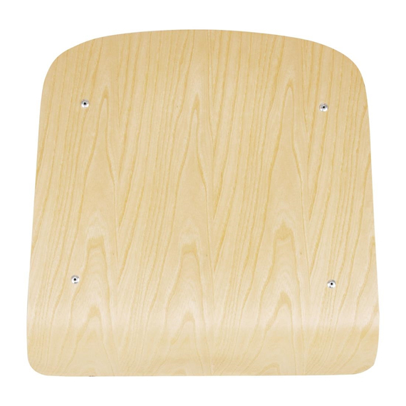 Bolero Cantina Stühle aus verzinktem Stahl mit Holzsitz und Rückenlehne (4 Stück), Bild 5