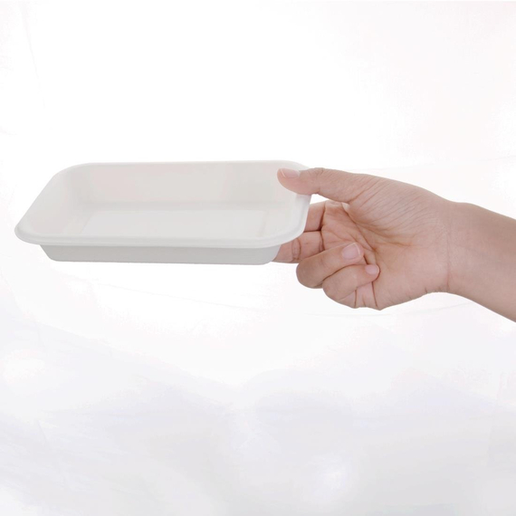 Fiesta kompostierbare Bagasse-Lebensmitteltabletts 340ml (50 Stück)