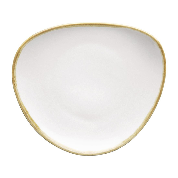 Olympia Kiln dreieckige Teller Kreideweiß 16,5cm (6 Stück), Bild 6