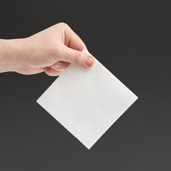 Fiesta Recyclable Cocktailservietten weiß 24cm (4000 Stück), Bild 3