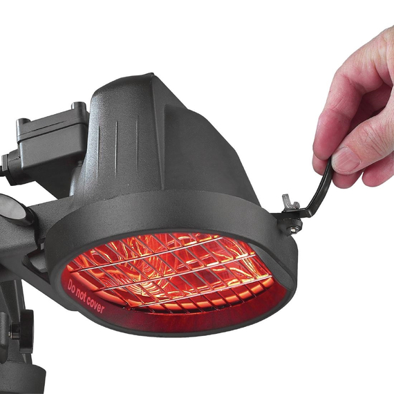 Eurom elektrischer Terrassen Heizstrahler für Sonnenschirme 1500W, Bild 2