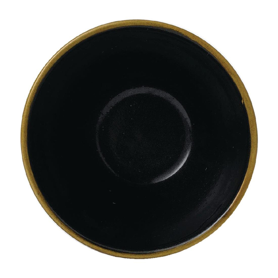 Churchill Super Vitrified Nourish, tiefe Schalen, zweifarbig, Zimtbraun, 102 mm (12 Stück)