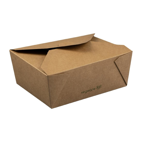 Vegware kompostierbare Menüboxen aus Pappe 1800 ml (180 Stück), Bild 2