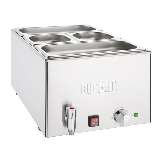 Buffalo Bain Marie mit Ablasshahn und Schalen, Bild 3