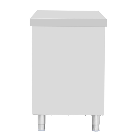 Vogue Standbodenschrank Edelstahl 900x1800x600mm, Bild 4