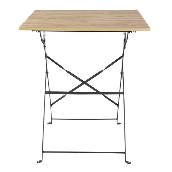 Bolero Perth Pavement Style Quadratischer Tisch in Holzoptik, Bild 3