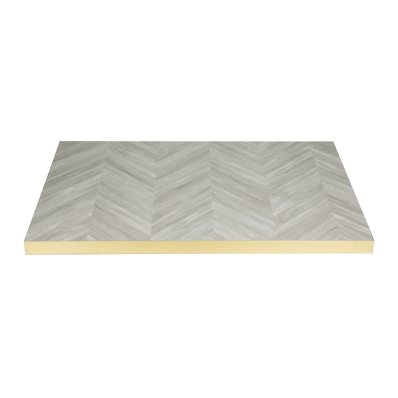 Bolero rechteckige Tischplatte im Chevron-Design, 1100 mm x 700 mm, Bild 2