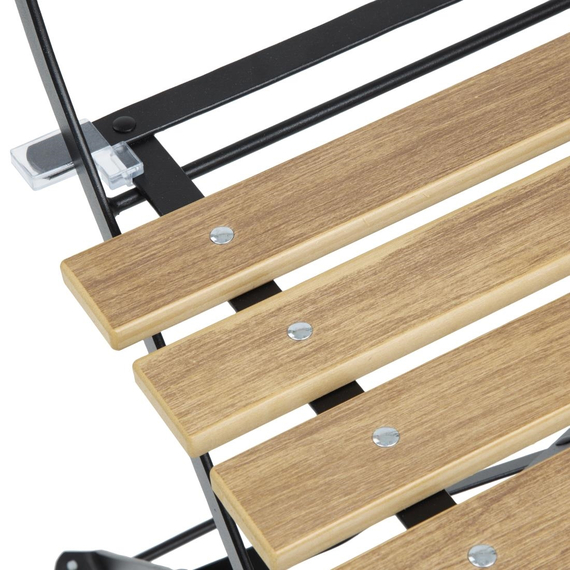 Bolero Klappstühle im Pavement-Stil, Holzoptik, Perth, 2 Stück, Bild 5