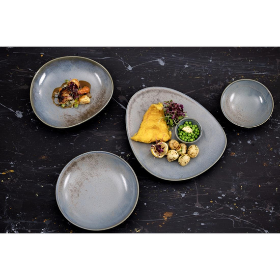 Olympia Ember Blue Triangle Schalen 245mm (4 Stück), Bild 3