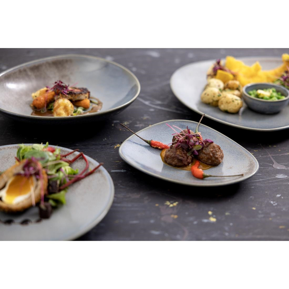 Olympia Ember Blue Triangle Schalen 245mm (4 Stück), Bild 6