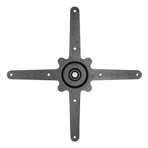 Bolero Schwarzes Tischgestell aus Gusseisen 720x600mm, Bild 4