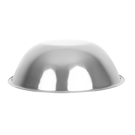 Vogue Edelstahl Rührschüssel 4,8L, Bild 3