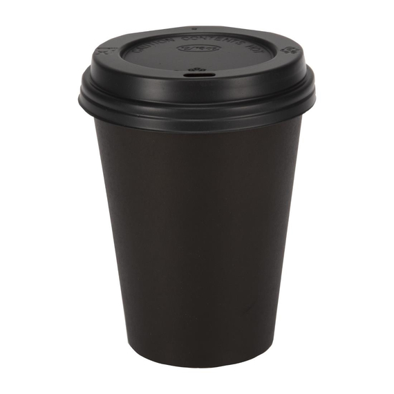 Fiesta Recyclable Coffee To Go Becher 340ml schwarz x1000 (1000 Stück), Bild 3