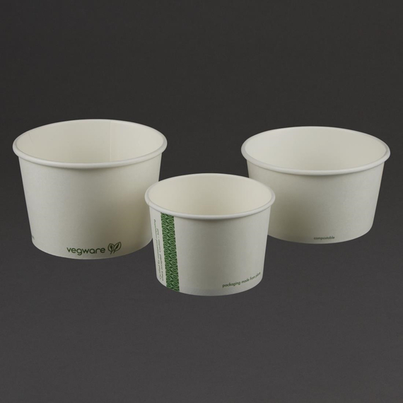 Vegware kompostierbare Suppen- und Universalbecher 35cl (500 Stück), Bild 2
