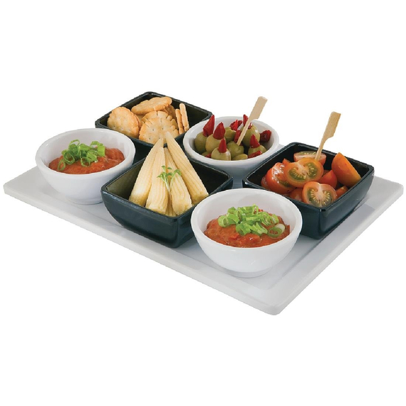 APS Pure rechteckige Sushiplatte weiß 35,5 x 18cm, Bild 3