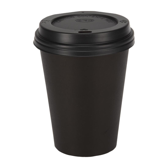 Fiesta Recyclable Coffee To Go Becher 340ml schwarz x50 (50 Stück), Bild 3