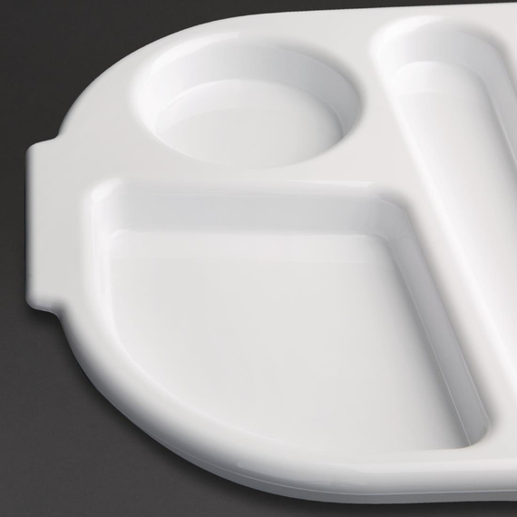 Olympia Kristallon Tabletts mit Fächern 37,5x27,8cm weiß (10 Stück), Bild 3