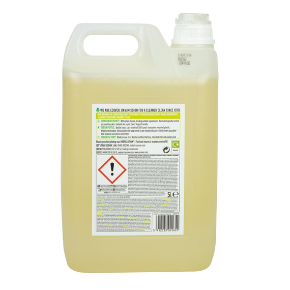 Ecover konzentriertes Spülmittel Zitrone und Aloe Vera 5L, Bild 4
