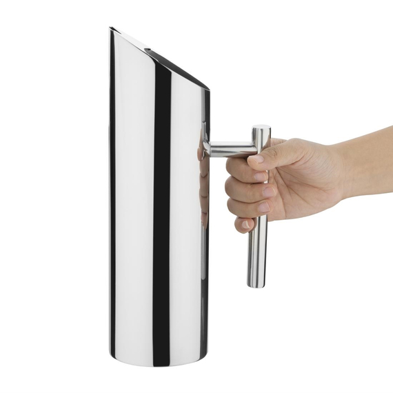 Olympia Edelstahl-Wasserkrug im modernen Design 1,4L, Bild 2