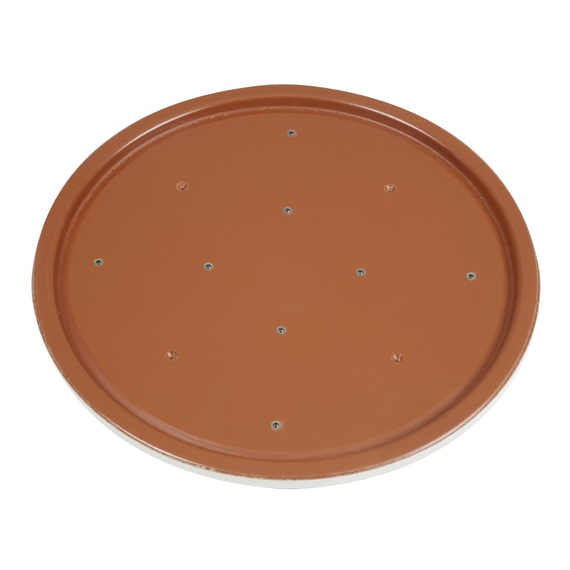 Bolero Vorgebohrte Runder Tischplatte Weiß 600mm, Bild 3