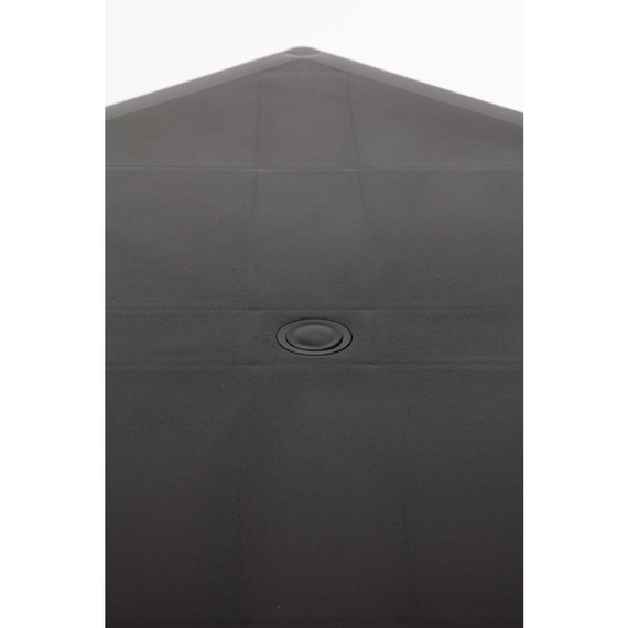 Bolero quadratischer Tisch Kunststoff schwarz 75cm, Bild 3