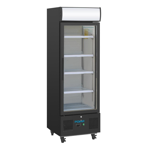 Polar G-Serie Standkühlschrank mit Display 218Ltr Schwarz, Bild 2