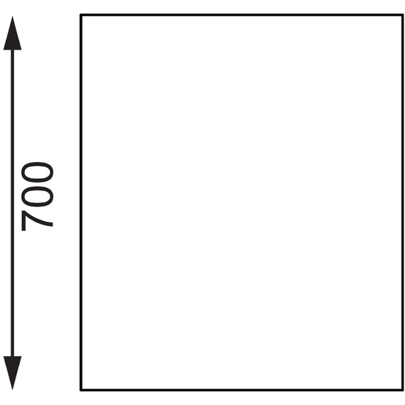 Vogue Arbeitstisch mit Regalboden 90 x 70cm, Bild 3