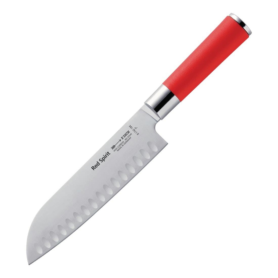Dick Red Spirit Santokumesser mit Kullenschliff 18cm, Bild 3