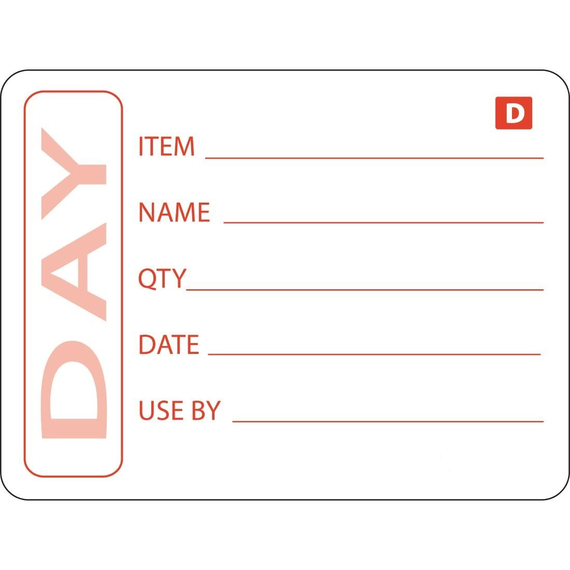 Hygiplas auflösbare Etiketten für Zubereitetes (250 Stück), Bild 5