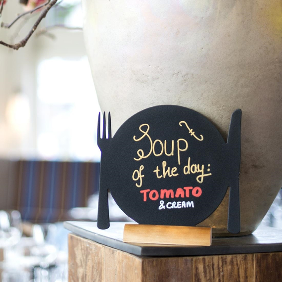 Securit Minitischtafel Teller (3 Stück), Bild 3