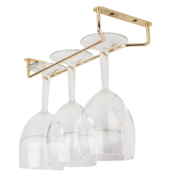 Gläserschiene Messing 25,5cm