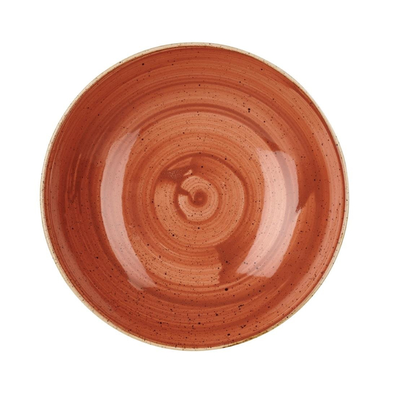 Churchill Stonecast, runde Coupe-Schüssel, gewürztes Orange, 182 mm, (12 Stück), Bild 2